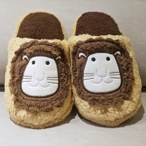 Plüsch niedlicher Lion Mule Slippers